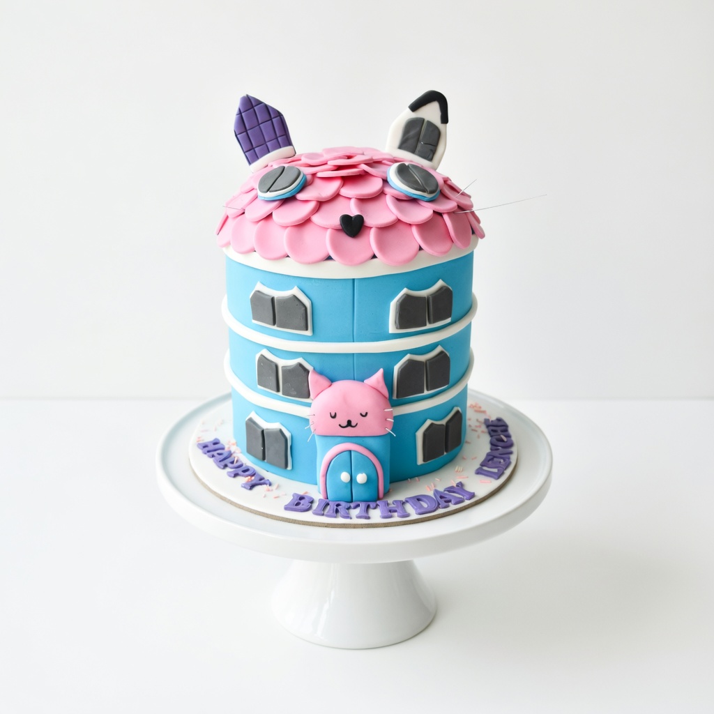 Kitty Tower Cake