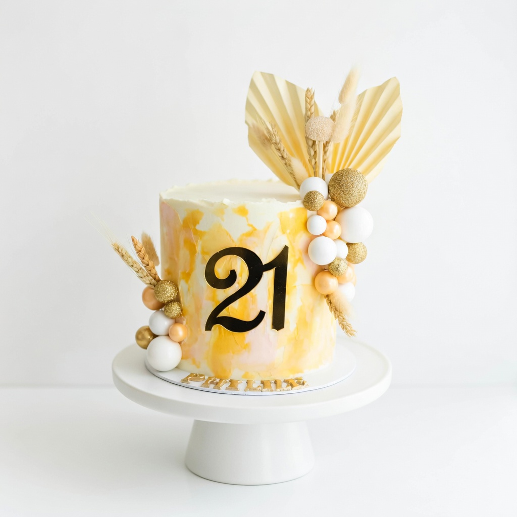 Gold Celebration Cake