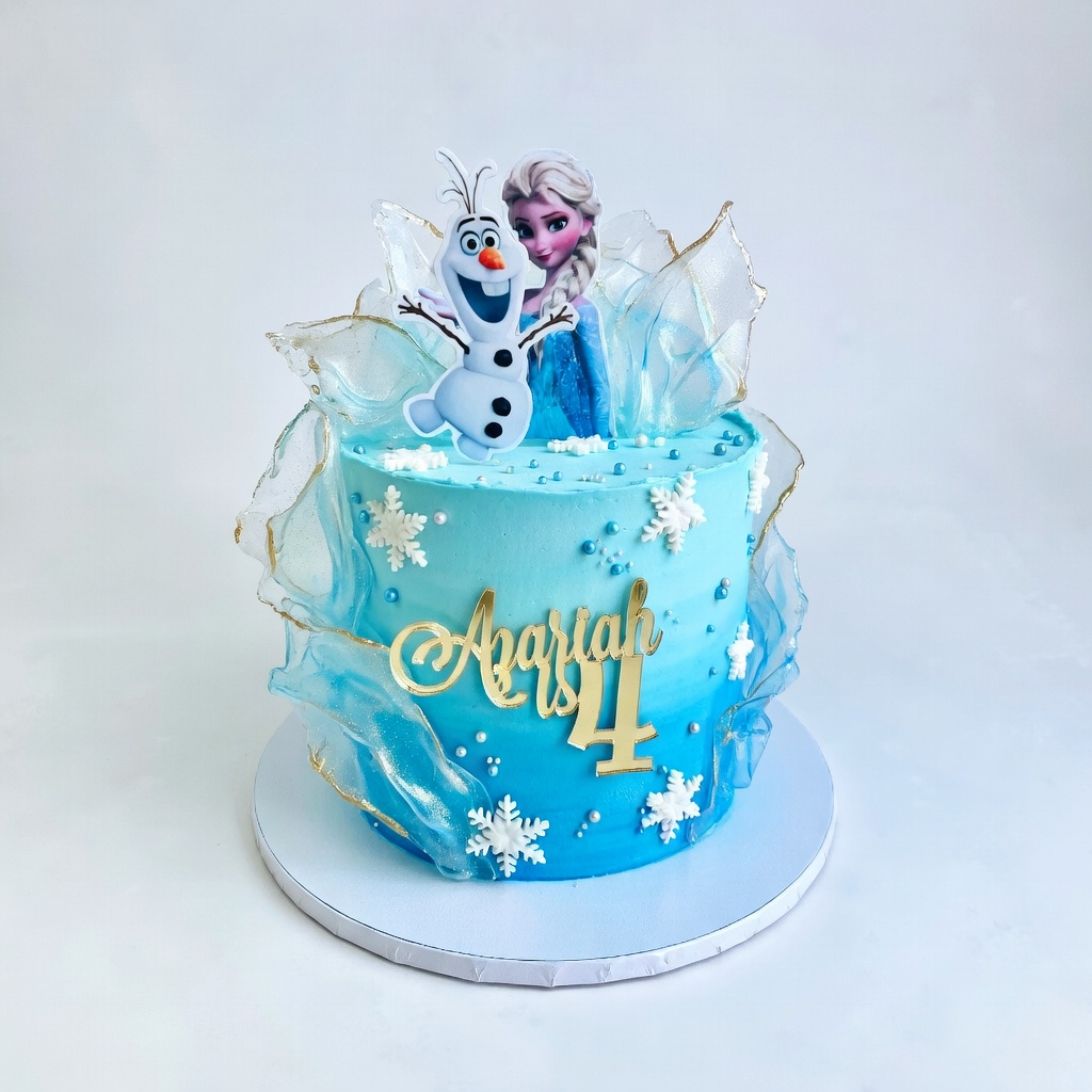 Frozen Ice Castle Cake