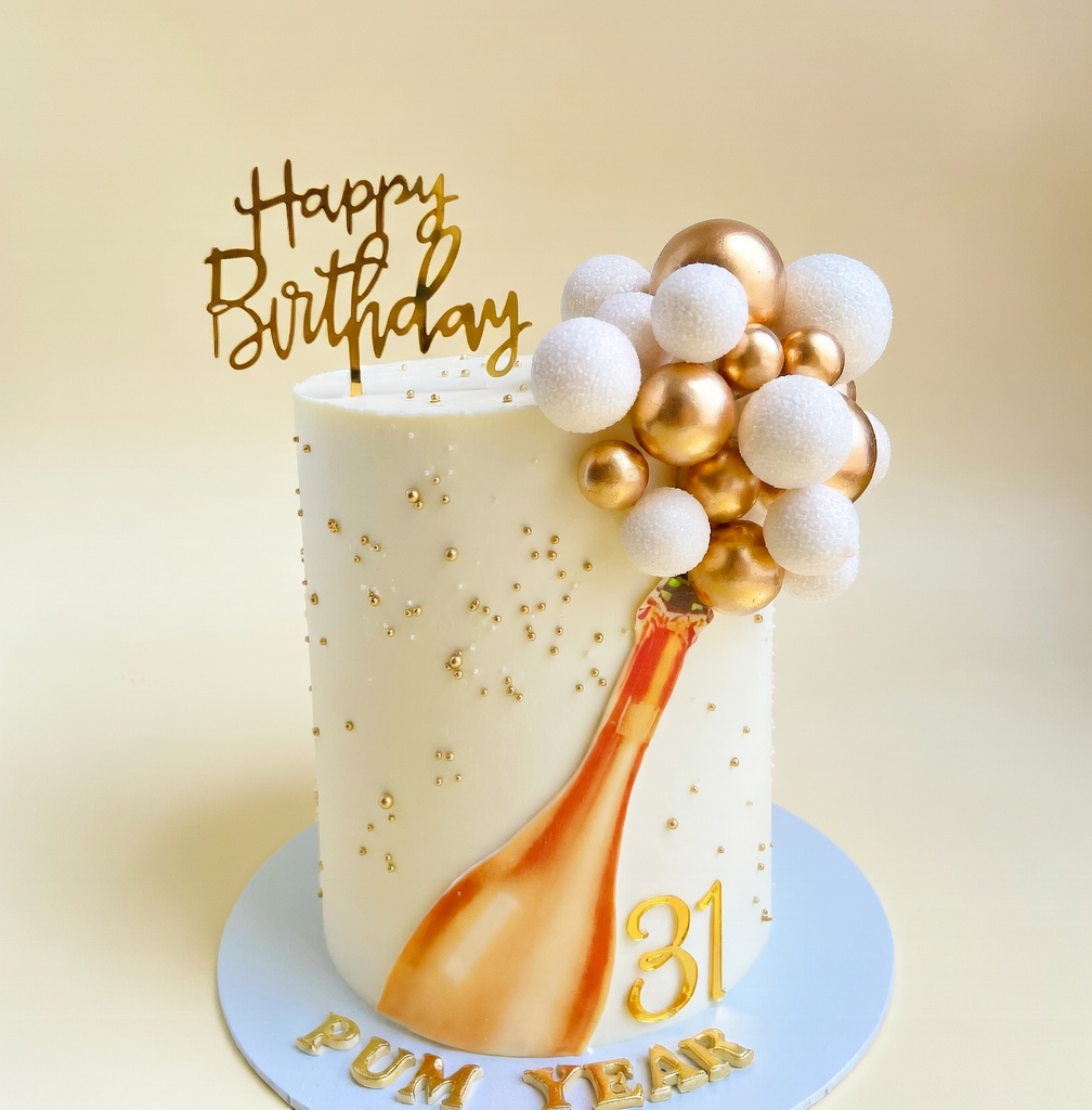Champagne Celebration Cake