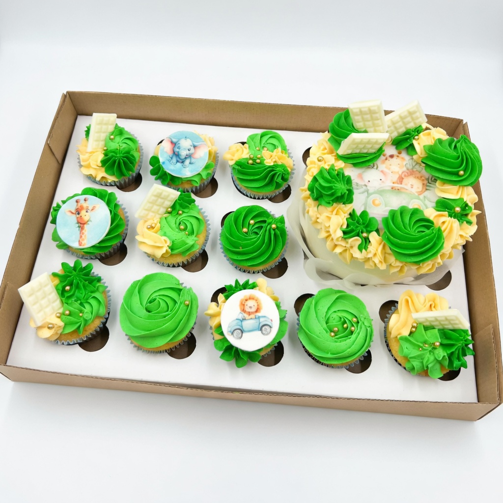 Safari Jungle Cupcake Platter