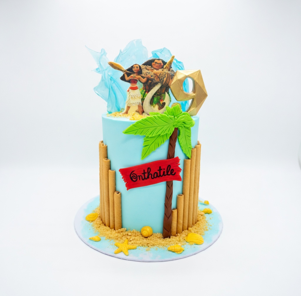 Moana Island Cake