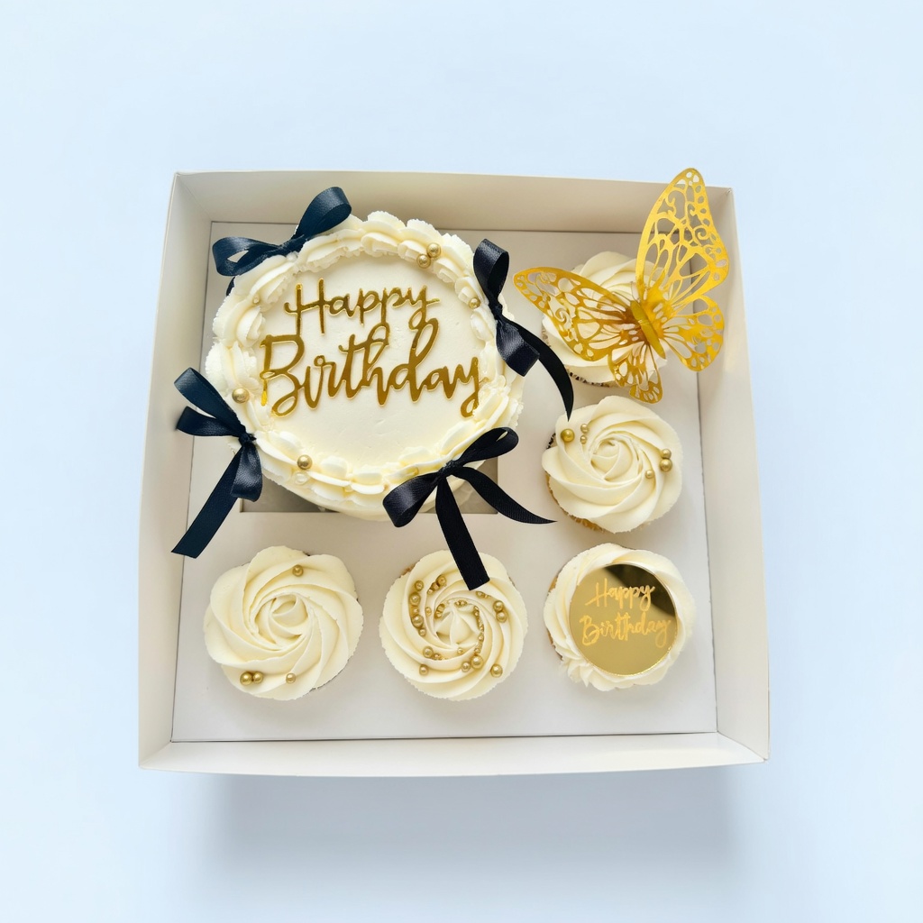 Elegant Bow Birthday Box